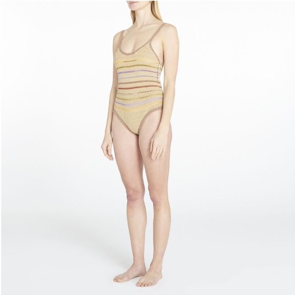 NWT Handmade crocheted one piece - Picture 1 of 5